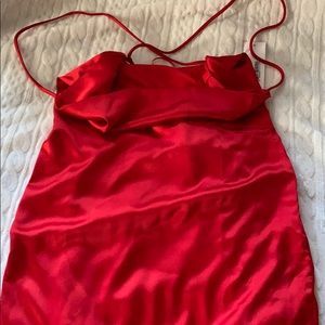 Bishop young satin slip dress